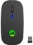 SMW710 USB 2.4 Ghz Led&apos;li 800/1200/1600 Dpı Şarjlı Kablosuz Mouse SMW710, Siyah 1