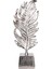 Metal Dekor Yaprak Gümüş 16X10X44 Cm. 1