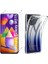 By Conners Galaxy M31S Anti-Scratch-Temperli Cam Ekran Koruyucu 2 Adet +Crystal Şeffaf Silikon 1