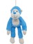 Peluş Maymun 40 cm - Yumuşak Peluş - G5501 - Mavi (Lisinya) 2