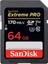 Sandisk Extreme Pro Sdxc Uhs-I Hafıza Kartı 64 GB (V30, U3, 4K UHD Videolar, 170 Mb/s Okuma Hızı, Isı ve Soğuğa Dayanıklı) 1