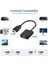 HDMI To VGA Çevirici Tablet Projeksiyon Laptop Ile Uyumlu Hdmi&apos;dan Vga&apos;ya Dönüştürücü Monitör Kablosu 3