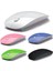Ultra Ince USB Bilgisayar Pc Dizüstü Masaüstü Kablosuz Mouse (Beyaz) ( Lisinya ) 2