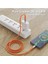 USB Type-C Hızlı Şarj Kablosu, 60W 480MB/S Veri Aktarımı, Saf Bakır Tel, Anti-Kırılma Özellikli, LED Göstergeli, Turuncu Soft Silicone USB C Cable For Galaxy S25/S24/S23 Ultra Pad Mini 6/air 4,5 2