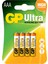 Batteries 24AU Ultra Alkalin LR03/E92/AAA Pil, 1.5 Volt, 4&apos;lü Kart, Bakır/siyah/beyaz 1