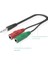 4745 3.5mm Kulaklık Mikrofon Ayırıcı Çoklayıcı Switch Splitter 2
