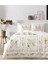 Taç Çift Kişilik Ranforce Nevresim Takımı Dalila Krem 1