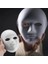 Beyaz Renk Boyanabilir Anonim Tam Yüz Cosplay Maske 24X18 cm 2