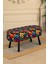 benco dekoratif bench - modern renkli - gürgen ayaklı - oval puf - çok amaçlı kullanım - modern bench 1