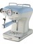 Espresso Kahve Makinesi Mavi 1389/15 - Süt Köpürtme Başlığı, 900 Watt, 0,9 Litre Su Tankı, Damlama Tepsisi ve Tutucu, Bekleme Fonksiyonu 1