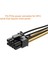 2 Adet - Pci-E 8 Pin (6+2) Pci-E Ekran Kartı Power Güç Çevirici Dönüştürücü Adaptör 3