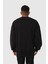 Fire Flame Oversize Fit Cepli Bisiklet Yaka Sweatshirt 6