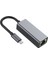 MT76 Mac Windows Uyumlu Type-C To 1000MBPS Ethernet Çevirici Adaptör Metal Kasa 1