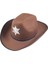 Çocuk Kovboy Şapkası - Vahşi Batı Kovboy Şerif Şapkası Kahve Renk - Lisinya 2