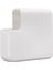 MacBook Pro Şarj Adaptör Kılıfı Silikon 96W Usb-C A2141, 87W Usb-C A1707 A1990, 85W Magsafe 2 A1398 ve 85W Magsafe 1 A1286 A1297 Uyumlu Ince Esnek Hafif Koruma Beyaz 1