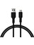 Basic USB A-C Hızlı Şarj Kablosu, Siyah (100 Cm) 1