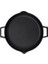 Döküm Yuvarlak Kızartma Tavası, Metal Kulplu, 26 Cm, Siyah 2
