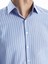 Yeni Sezon Slim Fit Uzun Kollu Çizgili Oxford Erkek Gömlek 3