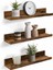 Duvar Rafları, 3&apos;lü Set, Yüzer Raflar, Uzunluk 38 Cm, Dekoratif Öğeler, Kavanozları ve Resim Çerçeveleri Için Yükseltilmiş Ön Kenar, Eski LWS037X01 1
