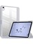 iPad Air 11INÇ M2/m3 2025-2024 ile Uyumlu Kılıf Grafiti Şeffaf Bölmeli Gri 1