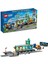 City Tren Istasyonu 60335-7 Yaş ve Üzeri Çocuklar Için Demiryolu Kamyonu, Otobüs ve Hemzemin Geçit Içeren Oyuncak Yapım Seti (907 Parça) 1