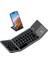 Katlanabilir Klavye, & Cep Boyutunda Taşınabilir Kablosuz Klavye ile Mac Os,, Windows, Linux, Pc, Tablet Için, Şarj Edilebilir Li-Ion Pilli, Koyu Gri 3