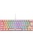 Majesty 62 Tuşlu Rgb Mini Gaming Oyuncu Mekanik Klavye Red Switch Pembe 1