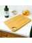 Bambu Kesme Tahtası Antibakteriel Yıkanabilir Doğrama Tahtası Dikdörtgen 34X24 cm 1