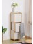 Doğal Bambu 3 Çekmeceli Düzenleyici Dolap – 110 cm Çok Amaçlı Raf Ünitesi – Banyo, Yatak Odası ve Mutfak Organizer 1