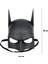 Siyah Renk Çocuk Boy Arkadan Lastikli Batman Maskesi A Kalite 20X14 cm - Lisinya 2