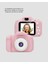 Buğz 8mp Mini Çocuk Fotoğraf Makinesi – Pembe Ses Kaydı Özellikli 4