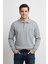 Erkek Polo Yaka Cepli Selanik Sweatshirt Regular Kalıp BGL-ST04872 1