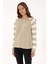 Kadın Açık Haki Kazak /triko 50308900-VR183 3