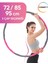 8 Parçalı Ayarlanabilir Ağırlıklı Hulaahoop 1 kg – 72 cm / 85 cm / 95 cm Wellness Egzersiz Çemberi 4