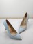Kadın Stiletto Ayakkabı Bebe Mavisi 8.5 cm Topuk Boyu 1