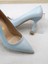 Kadın Stiletto Ayakkabı Bebe Mavisi 8.5 cm Topuk Boyu 4