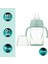 Kulplu Akıtmaz Alıştırma Bardaı 270ML Powder Green & Anti- Kolik Uç 2