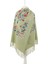 Açık Yeşil Nakışlı Kışlık Şal 2