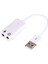 Kablolu 7.1 USB Ses Kartı 3.5mm Mikrofon Çevirici Dönüştürücü Adaptö 1