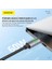 XS08 60W LED Işıklı Type-C To Type-C Şarj ve Kablosu Ip Örgülü 1,2m 3