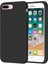 Kılıf 7 / 8 ile Uyumlu Içi Kadife Lansman Silikon Kılıf Şok Emici Full Kasa Koruma Sağlayan Kılıf (Siyah) 2