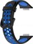 Huawei Watch Fit 2 Spor Delikli Kordon - Siyah-Mavi 2