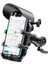 Ayna Bağlantılı Güneş ve Yağmur Korumalı 360° Derece Ayarlanabilir Motosiklet Telefon Tutucu 1