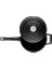 Döküm Yuvarlak Sos Tenceresi. Döküm Demir Yekpare Saplı Serisi Çap(Ø18 Cm. Siyah 2