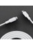 Juo 60W USB Type-C To Type-C Silikon Hızlı Şarj ve Data Kablosu Beyaz 2 Metre 3