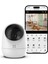 Smart Akıllı Iç Mekan Kamerası 3mp 1080P Full Hd Görüntü Kalitesi Wi-Fi Algılama 355° 10M Gece Görüş Mesafesi Çift Yönlü Sesli Iletişim Bulut/yerel Depolama (256GB) 1 Adet 1