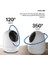 Smart Akıllı Iç Mekan Kamerası 3mp 1080P Full Hd Görüntü Kalitesi Wi-Fi Algılama 355° 10M Gece Görüş Mesafesi Çift Yönlü Sesli Iletişim Bulut/yerel Depolama (256GB) 1 Adet 2