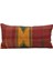 El Dokuma Lumbar Kilim Kırlent Yastık Kılıfı 0295 - Yeni - Çok Renkli 1