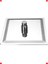 Kare Slim Tepe Duş Başlığı - Paslanmaz Metal (20X20 Cm) 3