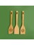 3'lü Bambu Spatula Seti - Krem 1
